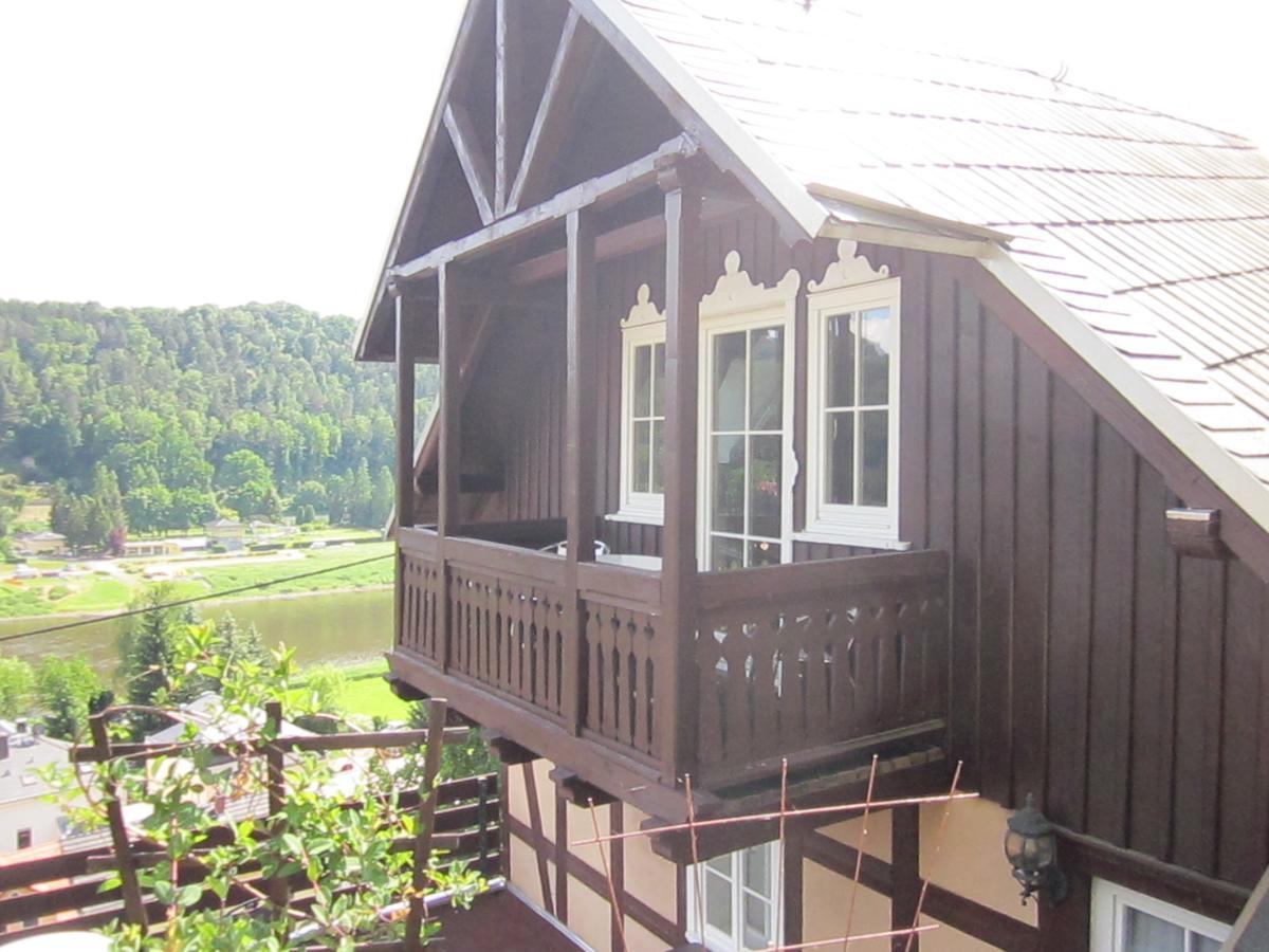 Wehlener Landhaus In Stadt Wehlen, Saechsische Schweiz Exterior photo